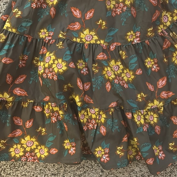 Girls 6 Wildflowers Pocketful Of Wonder Fall Floral Pinafore Dress NWT Pretty!! - Picture 3 of 6